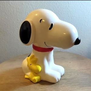 Snoopy& Woodstock Ceramic Piggy Bank Peanuts